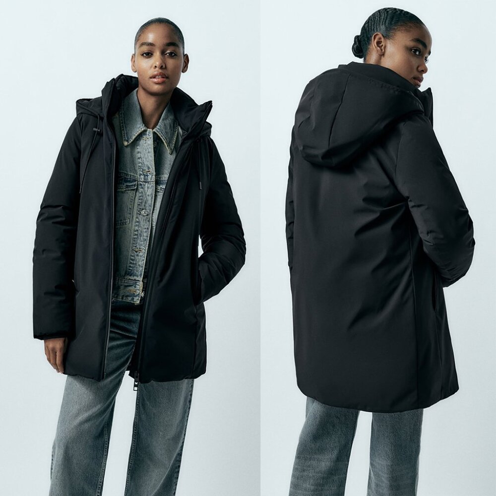 ZARA water and wind protection parka 3427 size XS